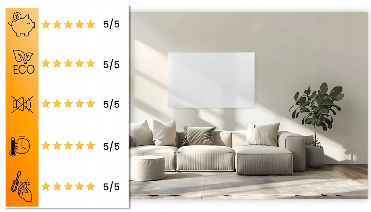 Elektromos fűtőpanel, Berdsen BD-987, fehér – 13. kép Elektromos fűtőpanel, Berdsen BD-987, fehér – 13. kép