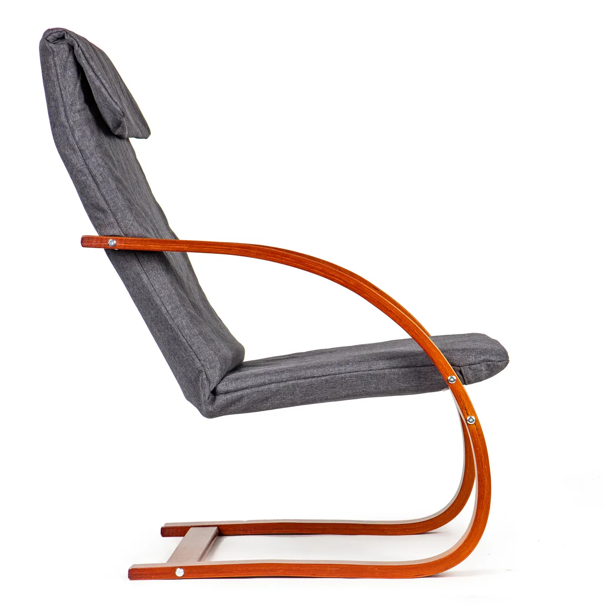Hintaszék, ModernHome TXWQM-31, szürke/barna – 4. kép