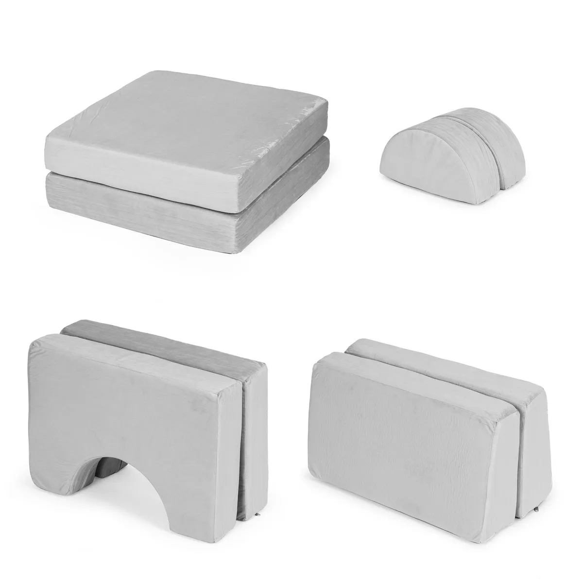 Gyerek moduláris fotel, ECOTOYS TMSRT-13, szürke – 4. kép Gyerek moduláris fotel, ECOTOYS TMSRT-13, szürke – 4. kép