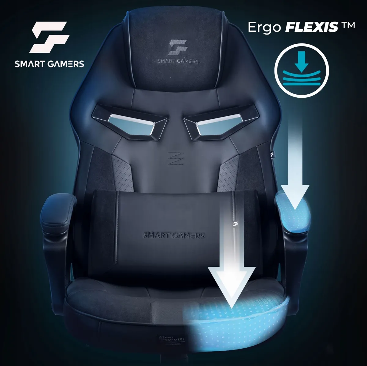 Gamer szék, Sofotel Furon, fekete – 5. kép Gamer szék, Sofotel Furon, fekete – 5. kép