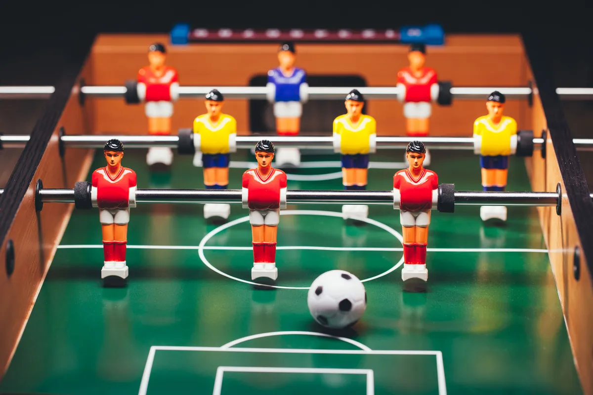 Csocsóasztal, ECOTOYS HM237400, zöld/fa – 2. kép