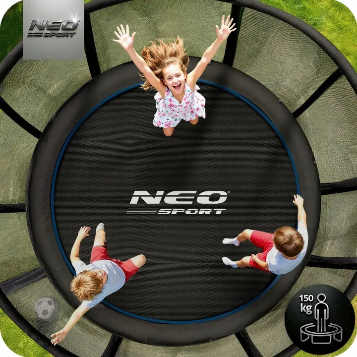 Kerti trambulin, Neo-Sport, fekete/kék – 6. kép Kerti trambulin, Neo-Sport, fekete/kék – 6. kép