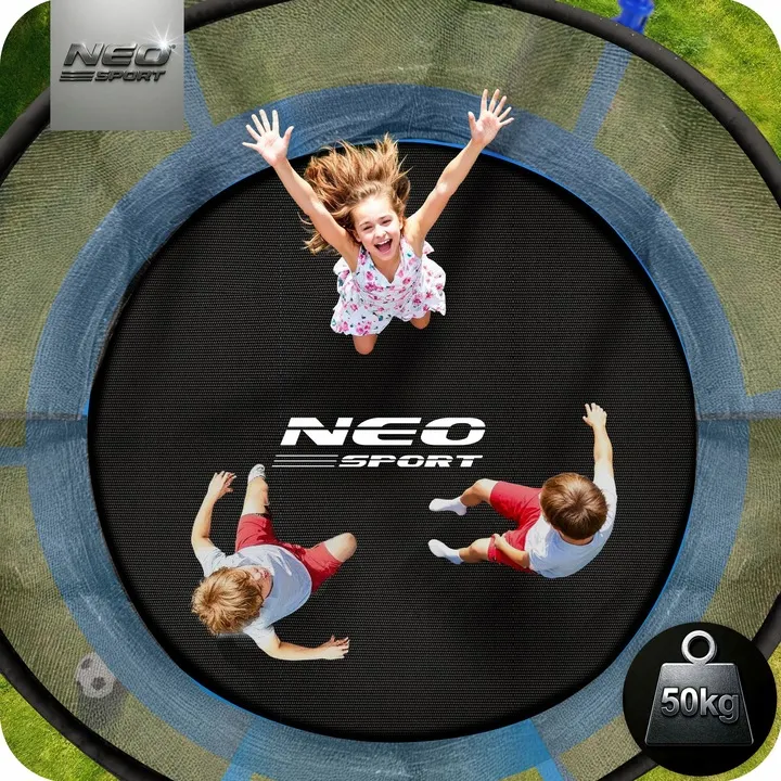 Kerti trambulin, Neo-Sport, fekete/kék – 6. kép Kerti trambulin, Neo-Sport, fekete/kék – 6. kép