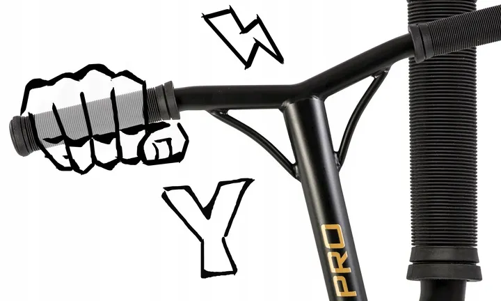 Kaszkadőr roller, SOKE PRO, arany – 5. kép