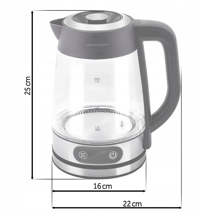 Vízforraló, Berdsen BD-715, 1800 ml – 11. kép Vízforraló, Berdsen BD-715, 1800 ml – 11. kép