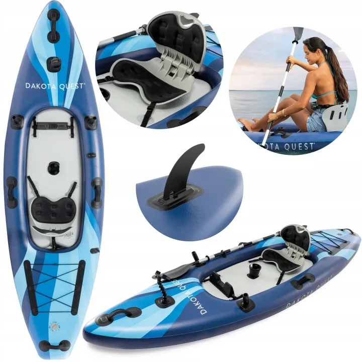 Kajak, Intex Dakota Quest Professional Series, 320 x 79 x 20 cm – 1. kép Kajak, Intex Dakota Quest Professional Series, 320 x 79 x 20 cm – 1. kép