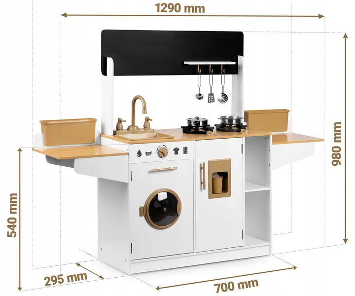 Játékkonyha, Ricokids RC-836, 70 x 29,5 x 98 cm – 12. kép Játékkonyha, Ricokids RC-836, 70 x 29,5 x 98 cm – 12. kép