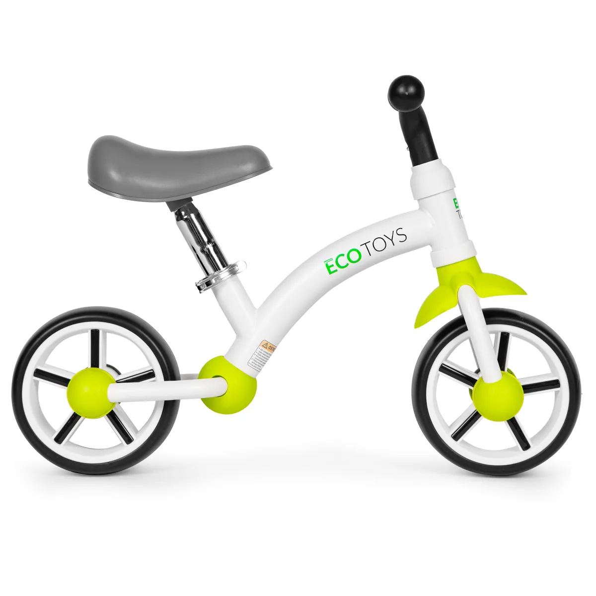 Kétkerekű futóbicikli, ECOTOYS LC-V1252, zöld – 4. kép Kétkerekű futóbicikli, ECOTOYS LC-V1252, zöld – 4. kép
