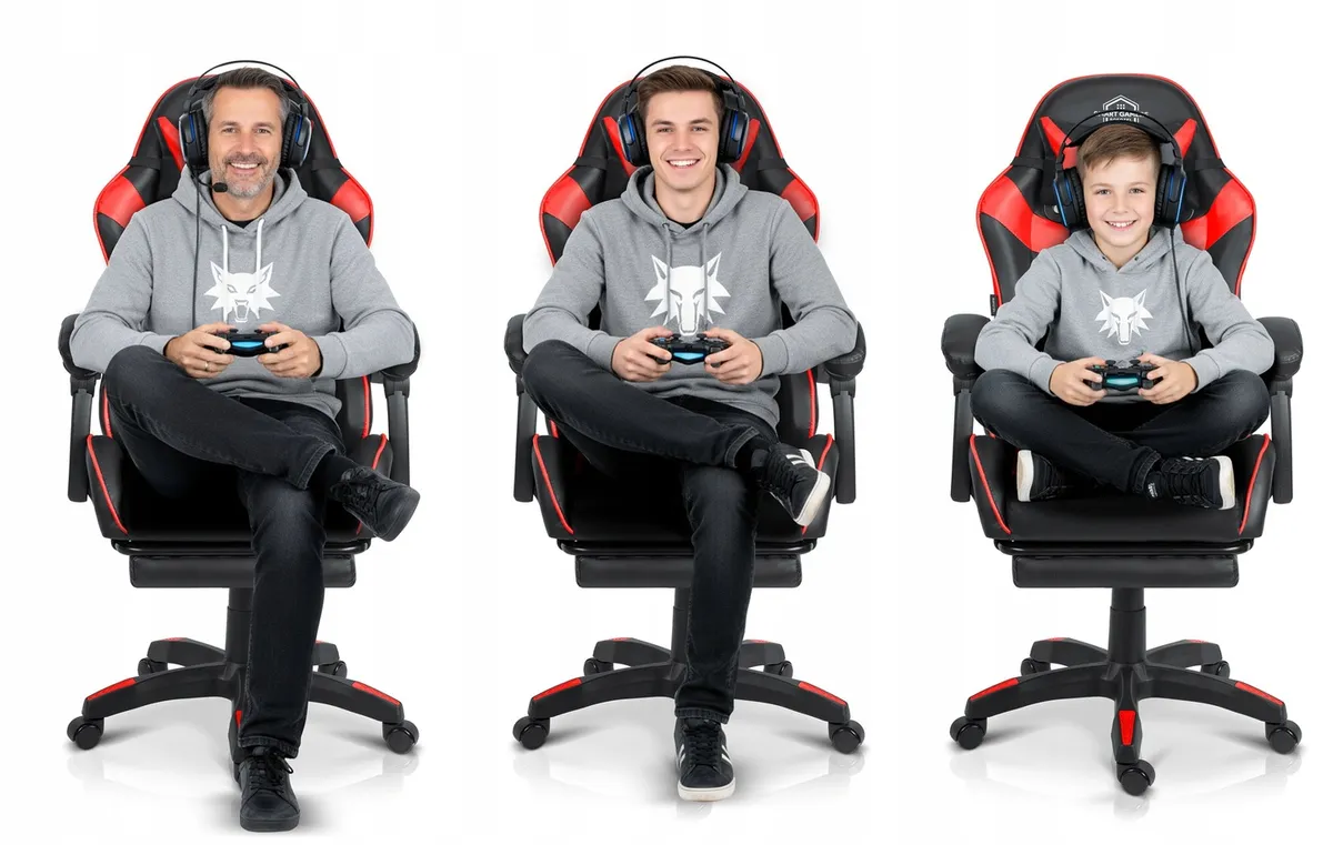Gamer szék, Sofotel Draknor II, fekete-piros – 11. kép Gamer szék, Sofotel Draknor II, fekete-piros – 11. kép
