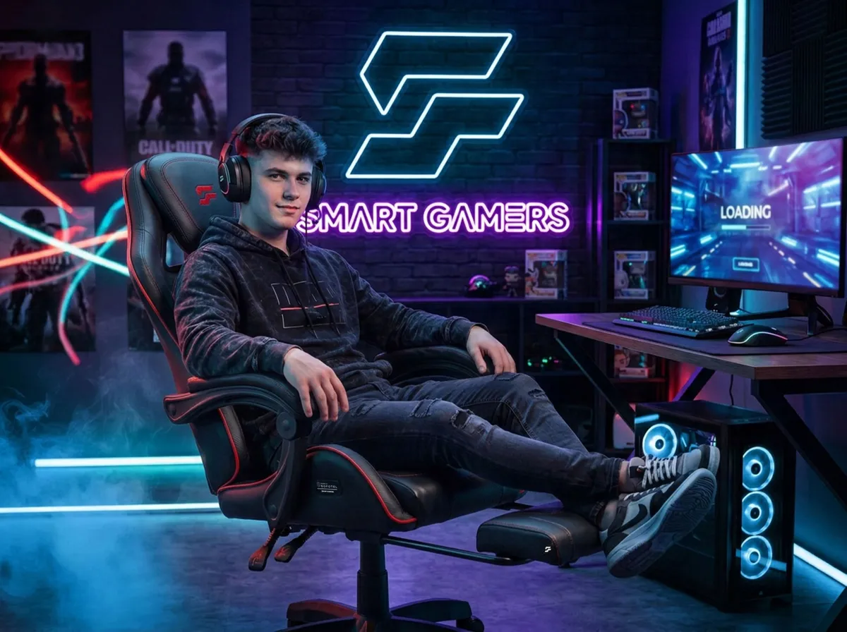 Gamer szék, Sofotel Specter, fekete/piros – 13. kép