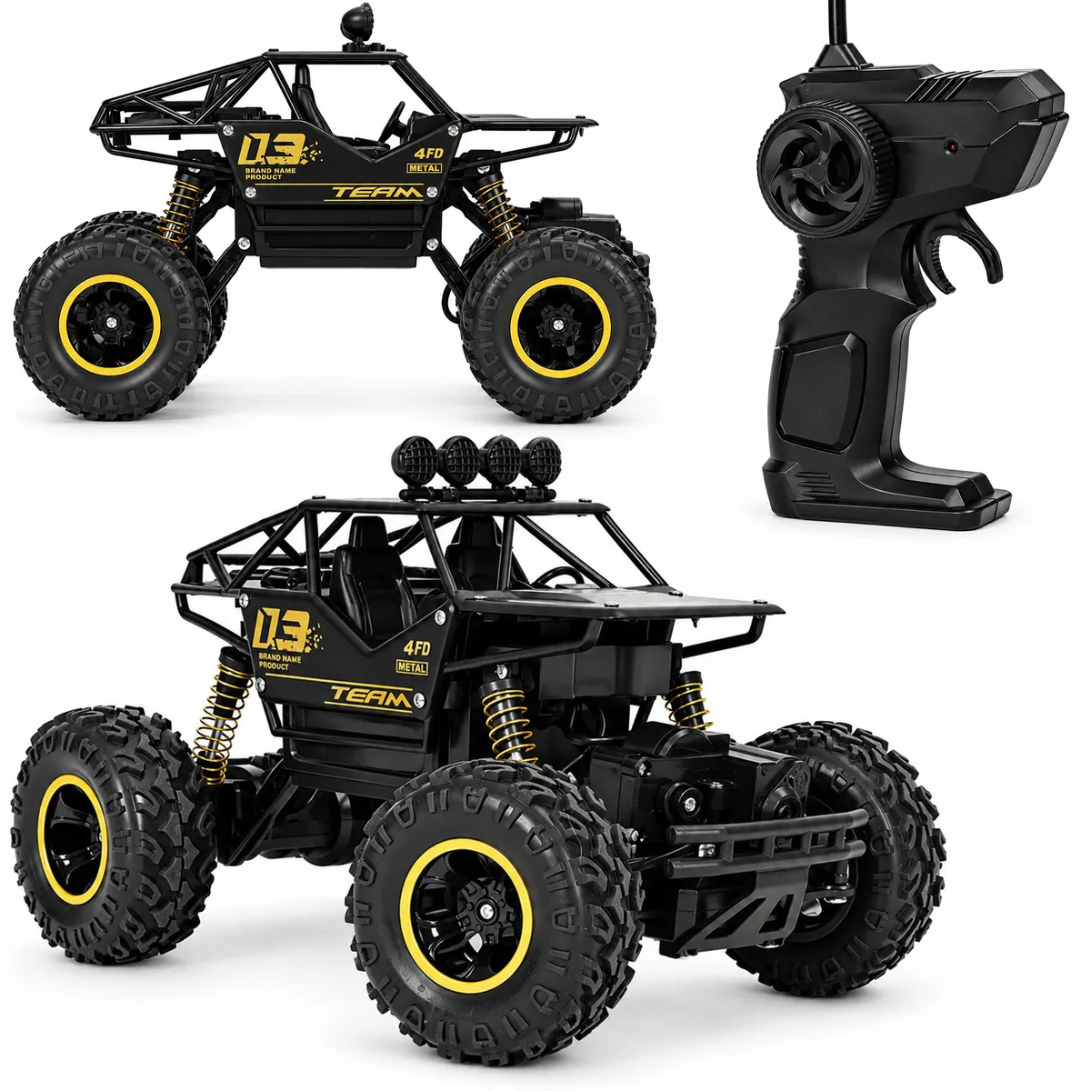 Távirányítós autó, ROCK CRAWLER HC402895, 25,5 x 17,5 x 15 cm – 1. kép Távirányítós terepjáró autó 1:16
