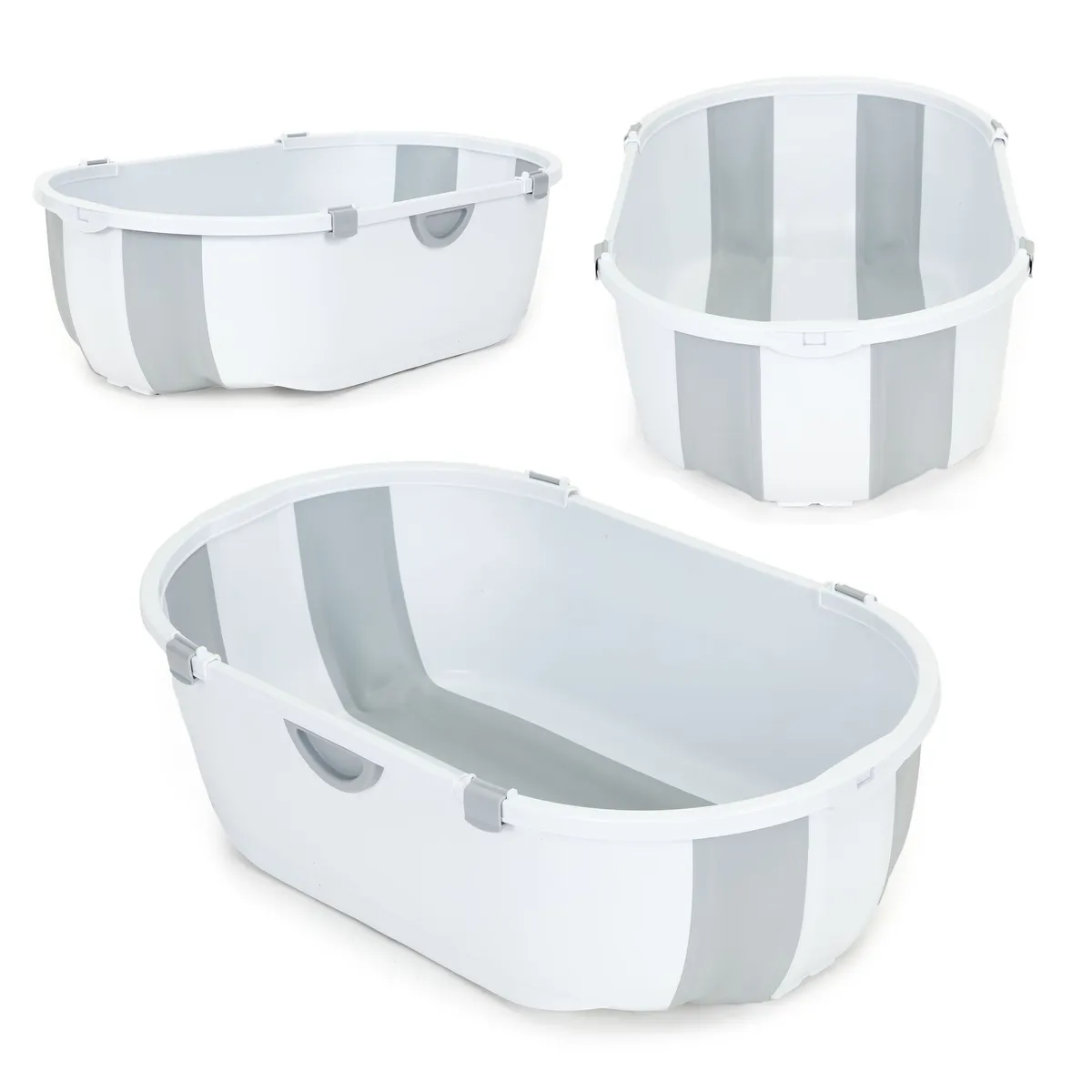 Utazó gyerekkád, ECOTOYS HA-B46, szürke – 1. kép
