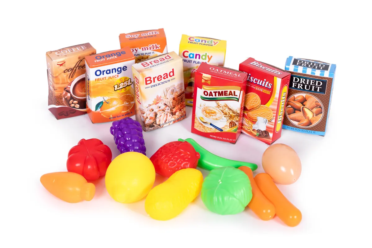 Játék bevásárlókocsi, ECOTOYS 978-2, rózsaszín – 3. kép Játék bevásárlókocsi, ECOTOYS 978-2, rózsaszín – 3. kép