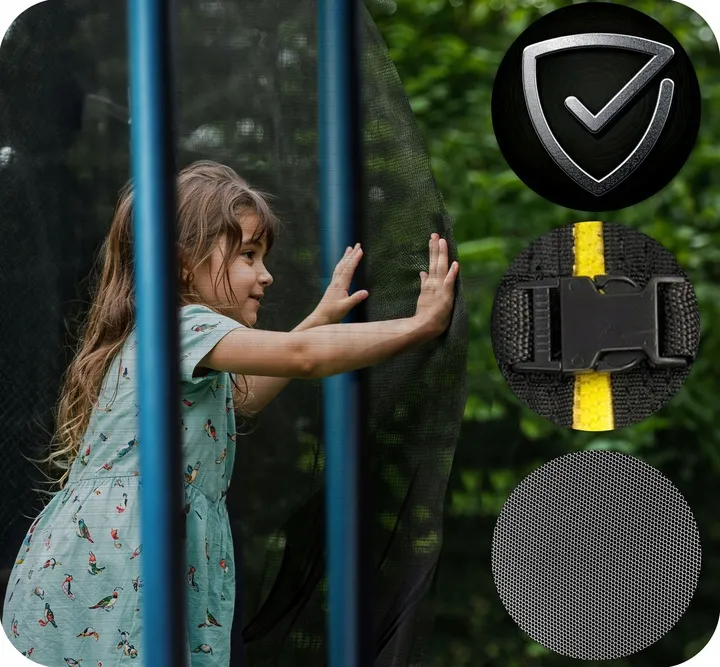Kerti trambulin, Neo-Sport, fekete/kék – 5. kép Kerti trambulin, Neo-Sport, fekete/kék – 5. kép