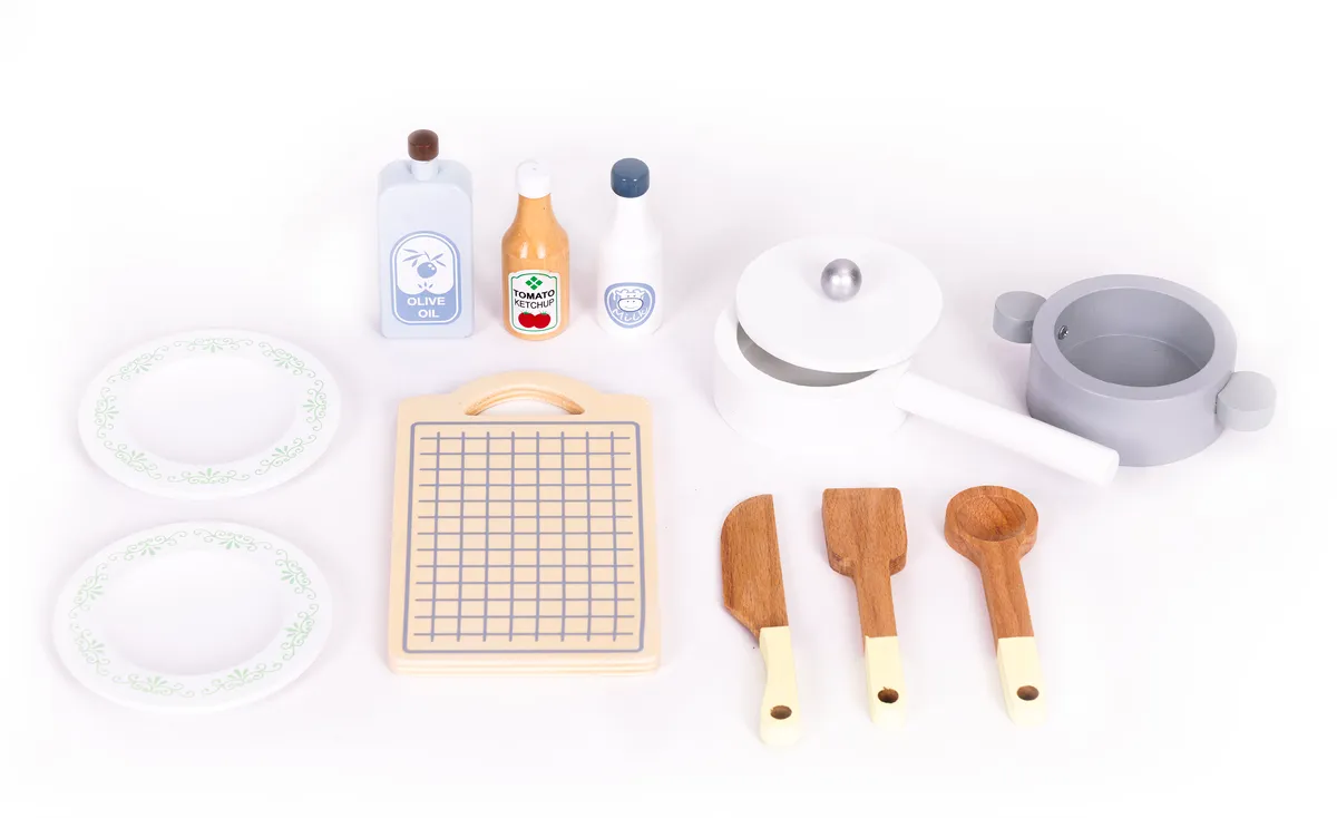 Játékkonyha, ECOTOYS TL103013, fa – 4. kép Játékkonyha, ECOTOYS TL103013, fa – 4. kép