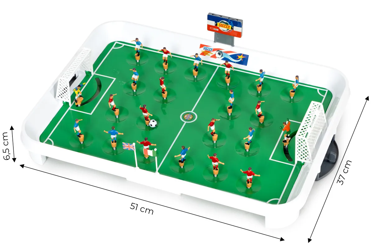 Rugós csocsóasztal, Multistore HC38246, zöld – 6. kép Rugós csocsóasztal, Multistore HC38246, zöld – 6. kép