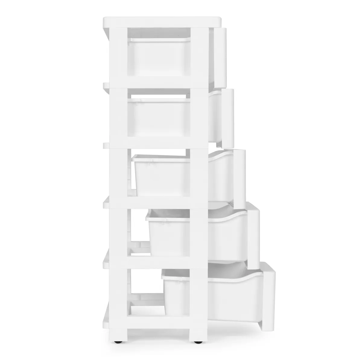 Gurulós tároló, ModernHome PJJCBS0024-05B, fehér – 3. kép Gurulós tároló, ModernHome PJJCBS0024-05B, fehér – 3. kép