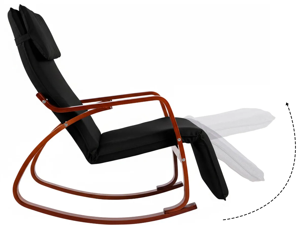 Hintaszék, ModernHome TXRC-03, szürke – 3. kép