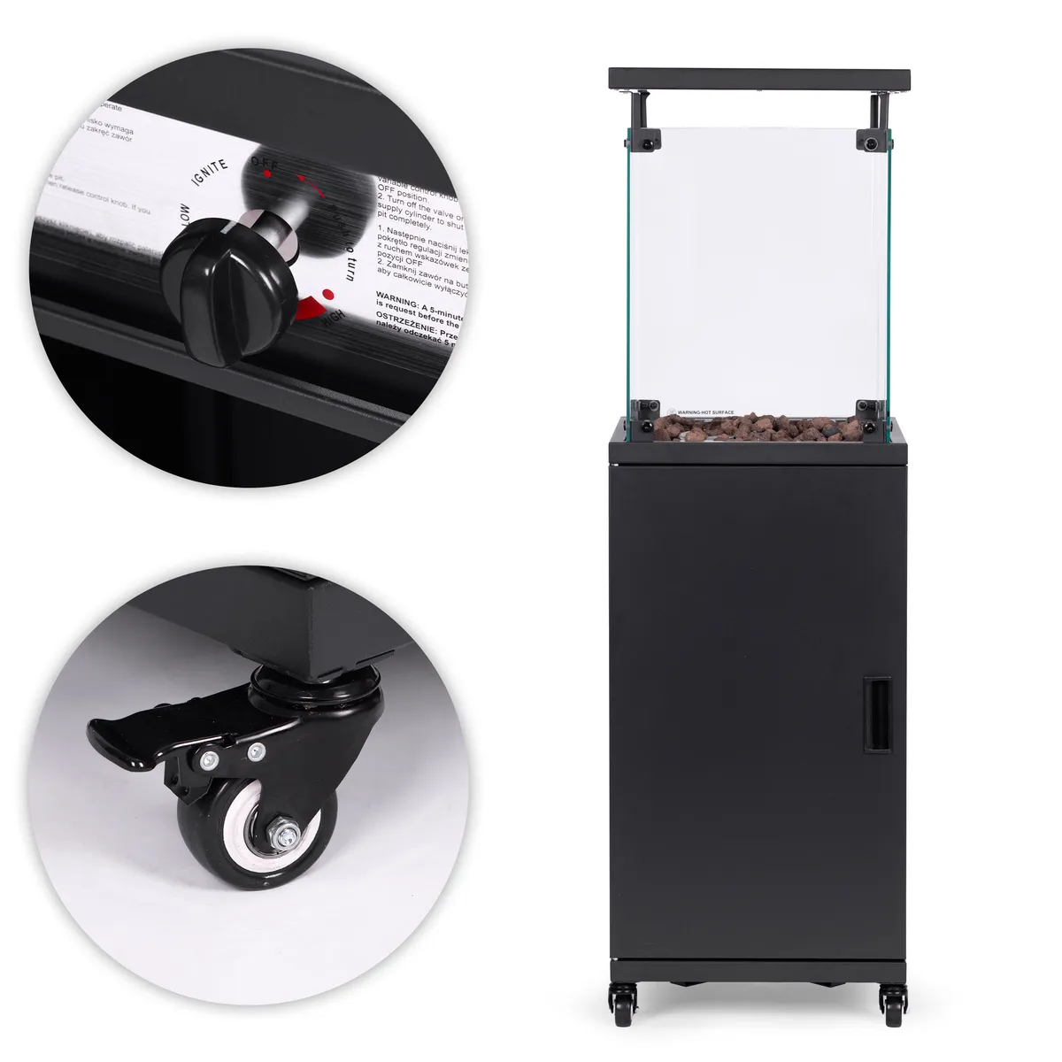 Gázos teraszfűtő, MultiGarden FPS-B-BJ, 13 kW – 3. kép Gázos teraszfűtő, MultiGarden FPS-B-BJ, 13 kW – 3. kép