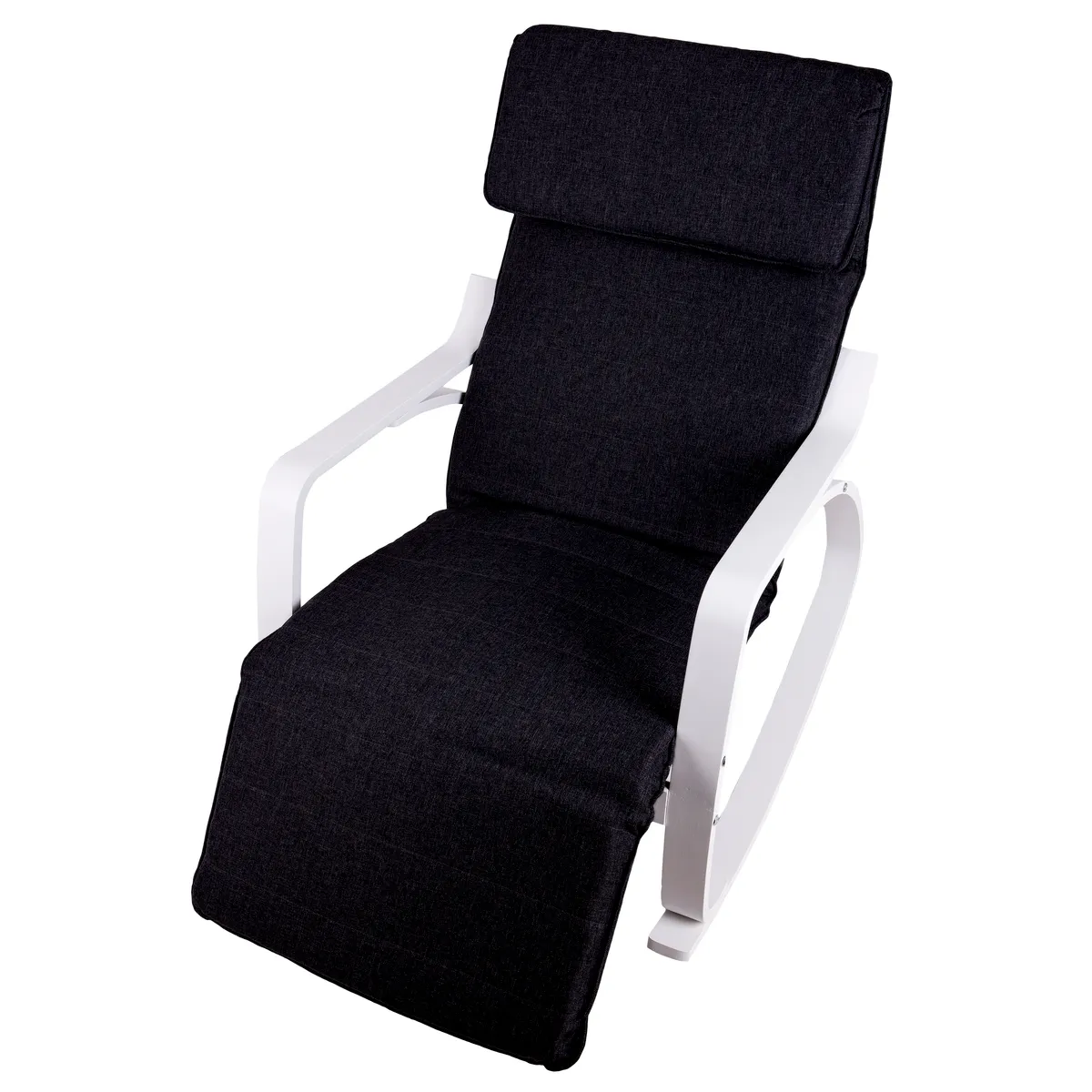 Hintaszék, ModernHome TXRC-03, fekete – 4. kép Hintaszék, ModernHome TXRC-03, fekete – 4. kép