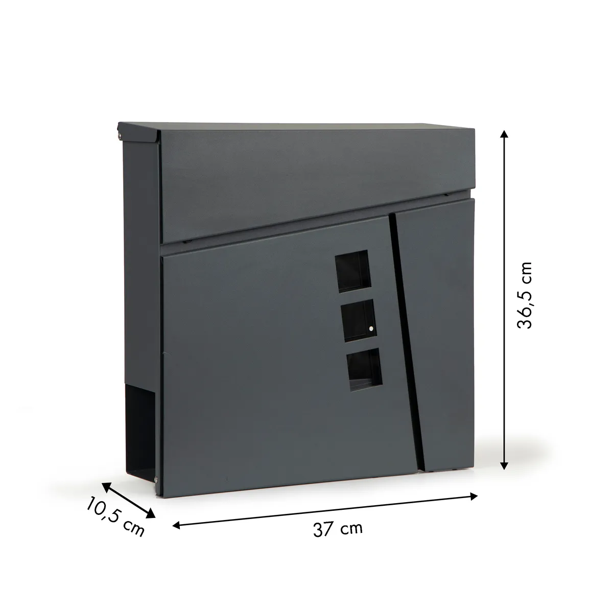Postaláda, ModernHome HPB932-20-1, antracit – 4. kép