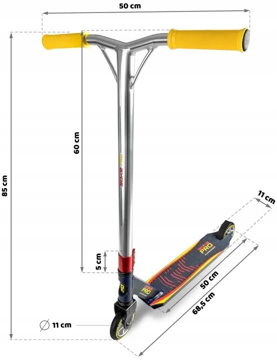 Kaszkadőr roller, SOKE PRO, sötétkék – 8. kép Kaszkadőr roller, SOKE PRO, sötétkék – 8. kép
