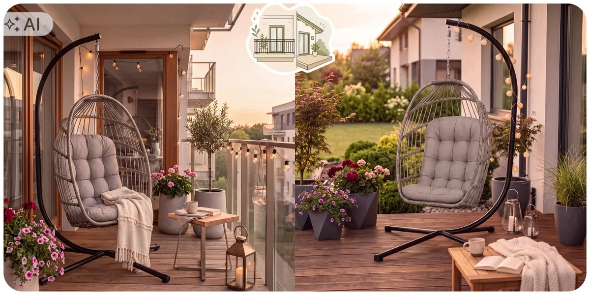 Függőszék, Sofotel Maribella 290501, szürke – 3. kép