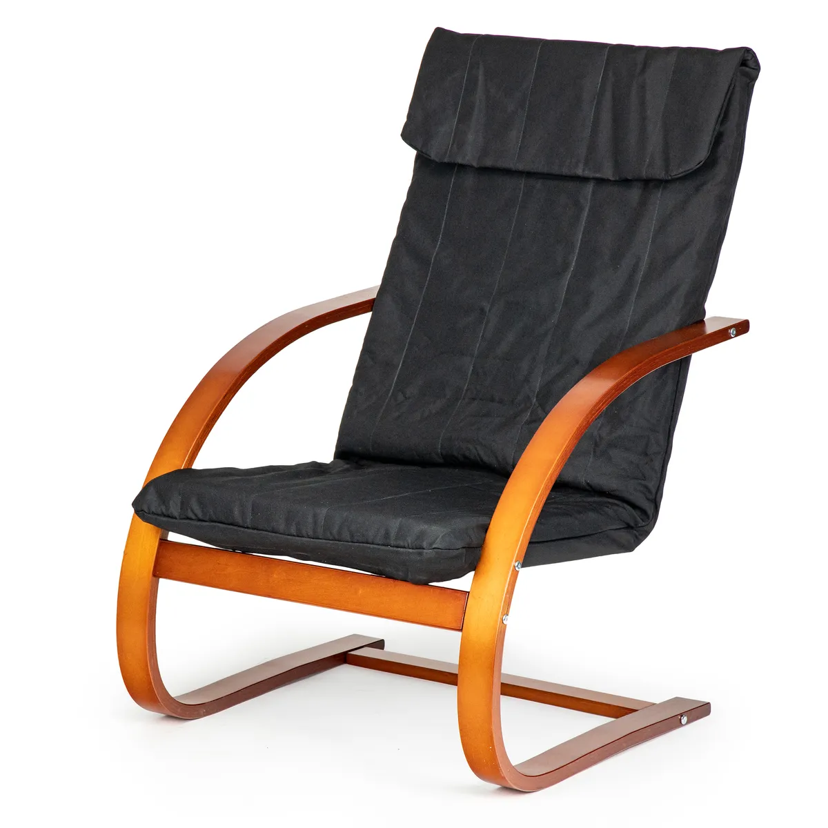 Hintaszék, ModernHome TXWQM-31, fekete/barna – 1. kép Hintaszék, ModernHome TXWQM-31, fekete/barna – 1. kép