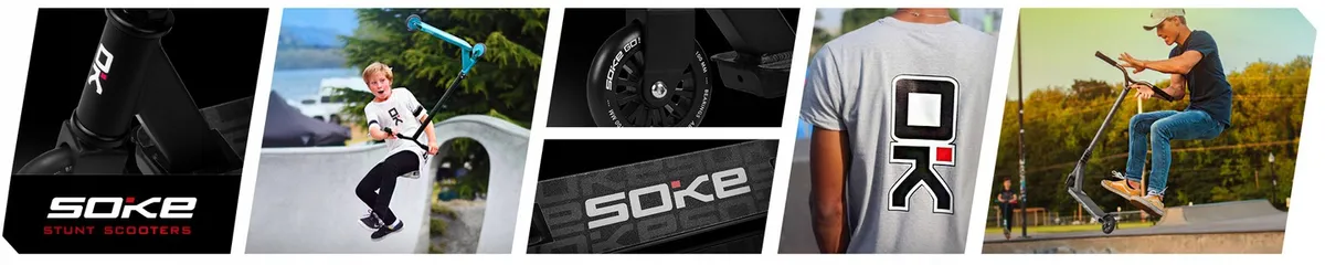 Kaszkadőr roller, SOKE GO!, fekete – 1. kép Kaszkadőr roller, SOKE GO!, fekete – 1. kép
