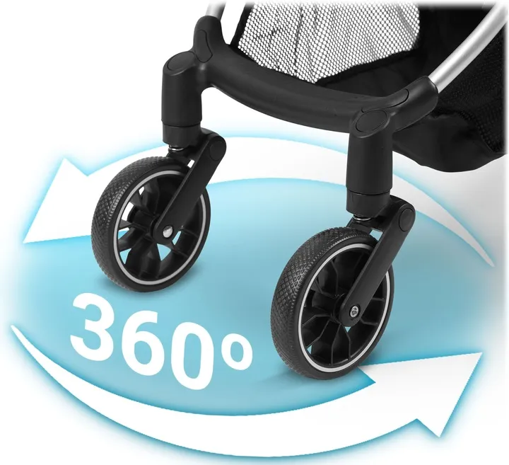 Babakocsi, Nukido Paseo, fekete/ezüst – 6. kép Babakocsi, Nukido Paseo, fekete/ezüst – 6. kép