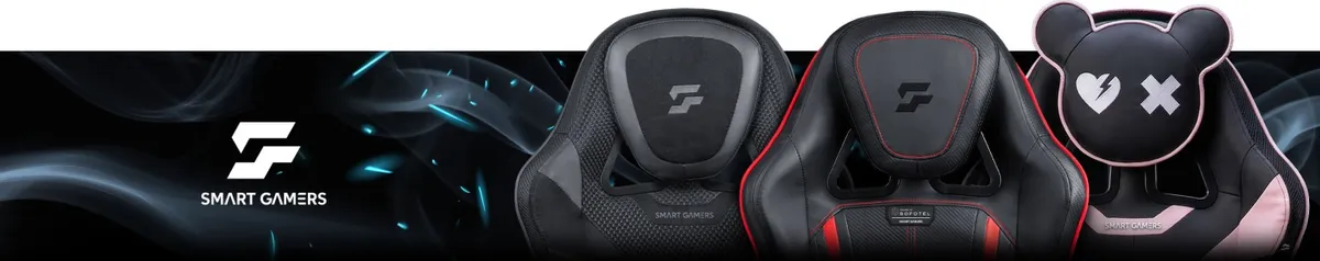 Gamer szék, Sofotel Specter, fekete/piros – 1. kép