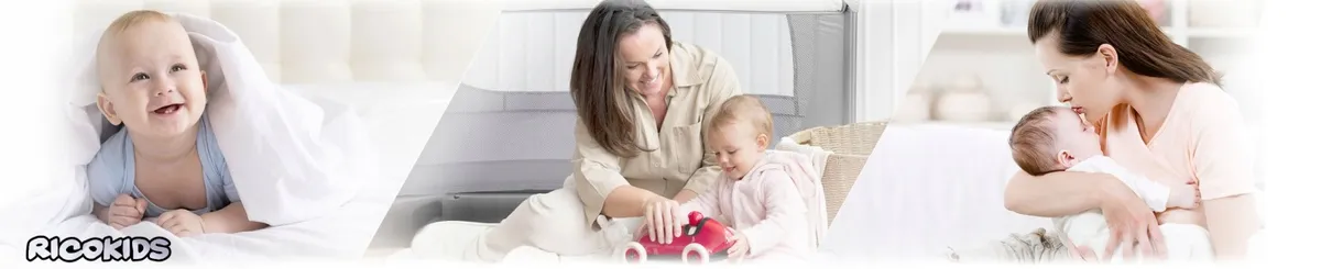 Utazó gyerekágy, Ricokids RK-241, szürke – 1. kép