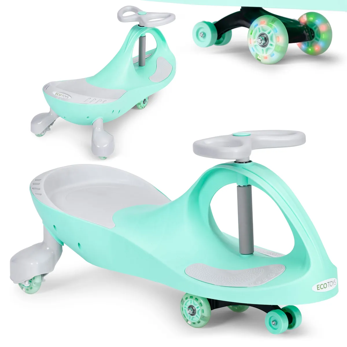 Wiggle autó, ECOTOYS YM-SW-1, zöld – 1. kép