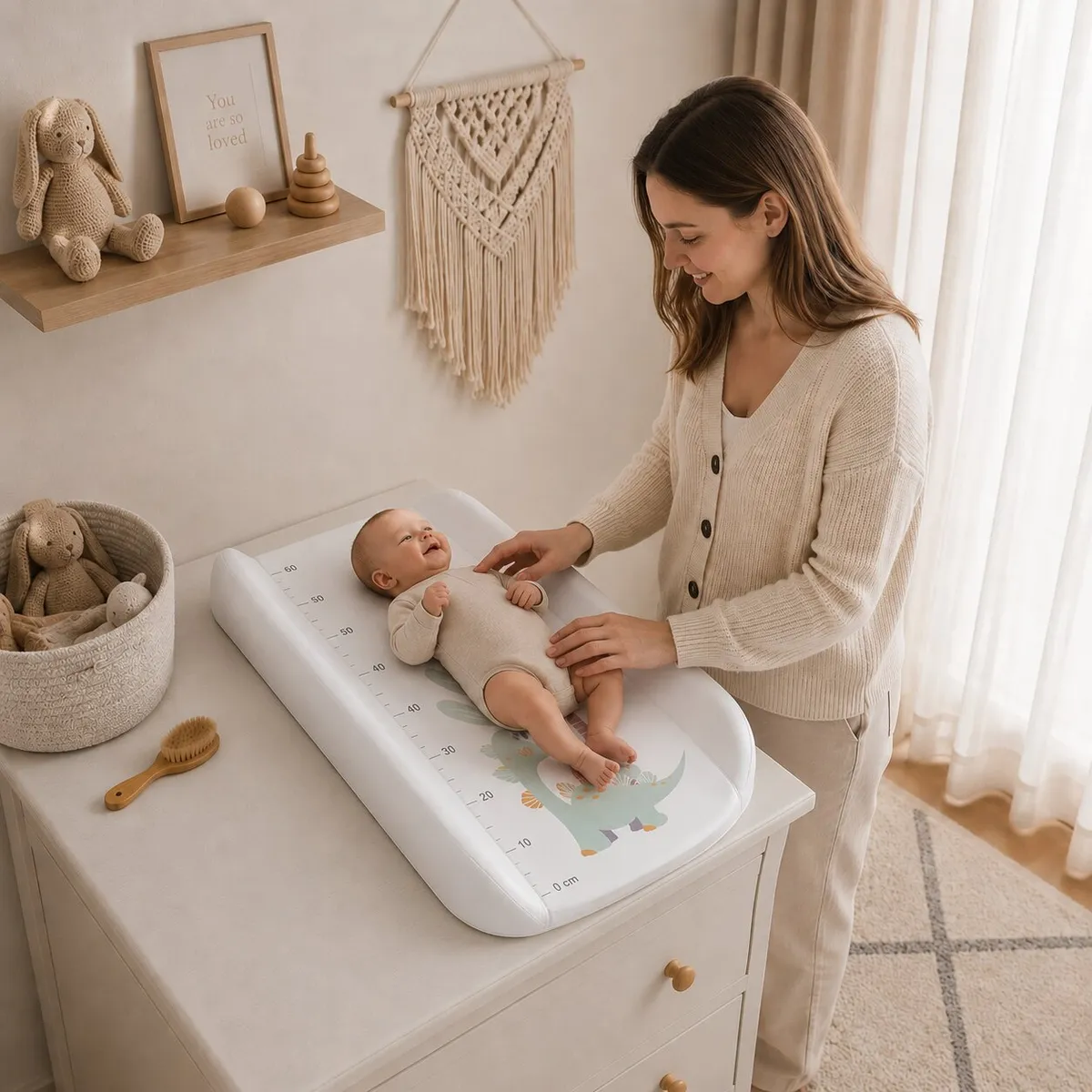 Pelenkázó lap, ECOTOYS HA-T09, dinoszaurusz mintás – 2. kép Pelenkázó lap, ECOTOYS HA-T09, dinoszaurusz mintás – 2. kép
