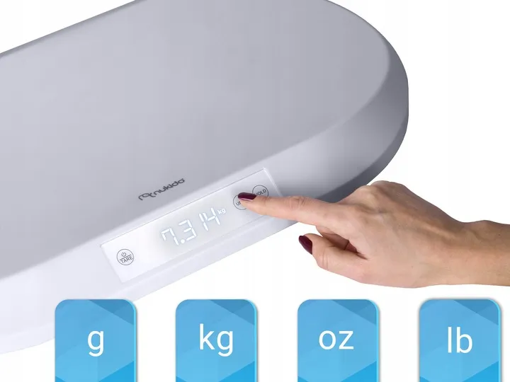 Elektronikus babamérleg, Nukido NK-950, világosszürke – 3. kép