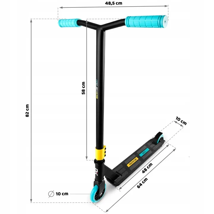 Kaszkadőr roller, SOKE GO!, fekete – 8. kép Kaszkadőr roller, SOKE GO!, fekete – 8. kép