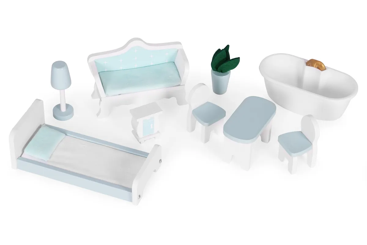 Fa babaház, ECOTOYS D8211, Alice – 4. kép Fa babaház, ECOTOYS D8211, Alice – 4. kép