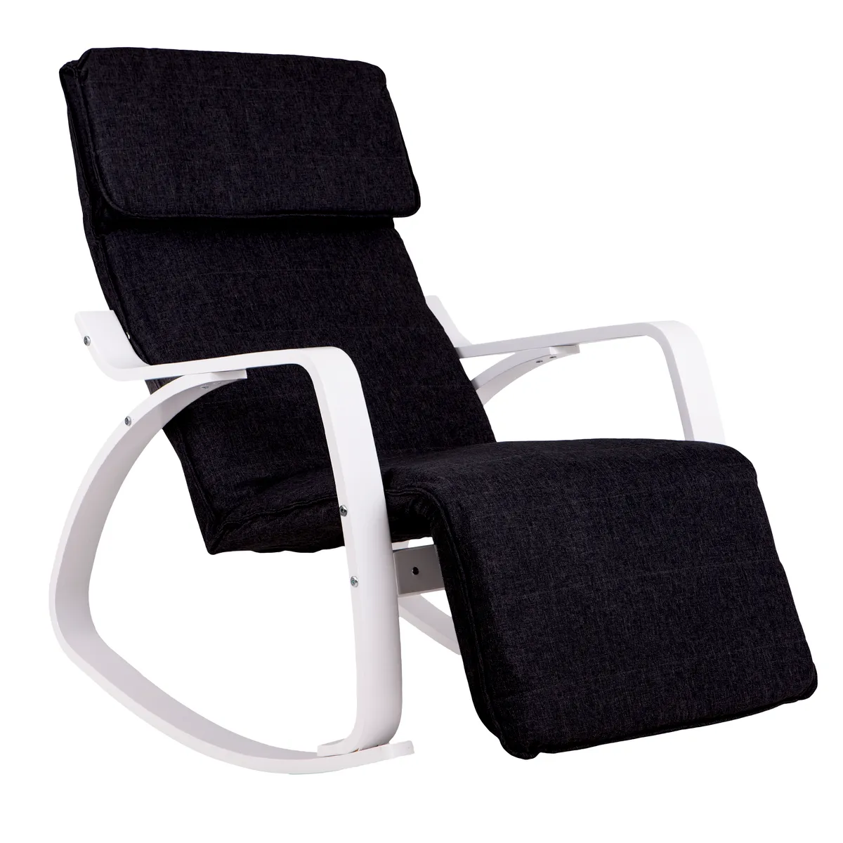 Hintaszék, ModernHome TXRC-03, fekete – 1. kép Hintaszék, ModernHome TXRC-03, fekete – 1. kép