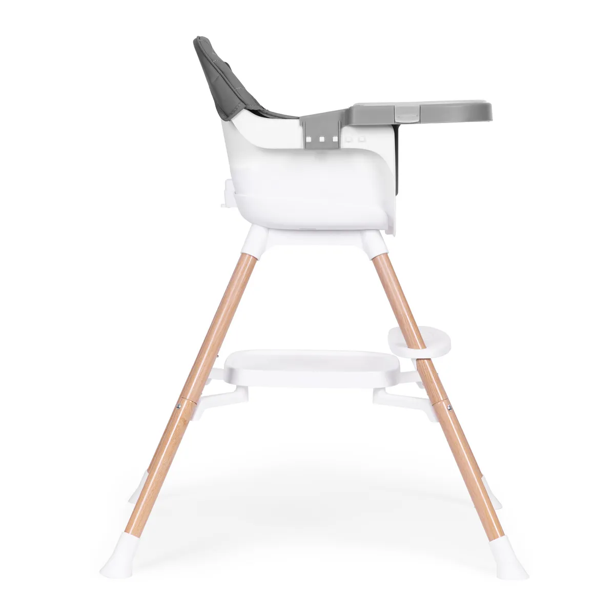 Etetőszék, ECOTOYS HC508, szürke – 5. kép Csúszásmentes lábak az ECOTOYS etetőszékhez