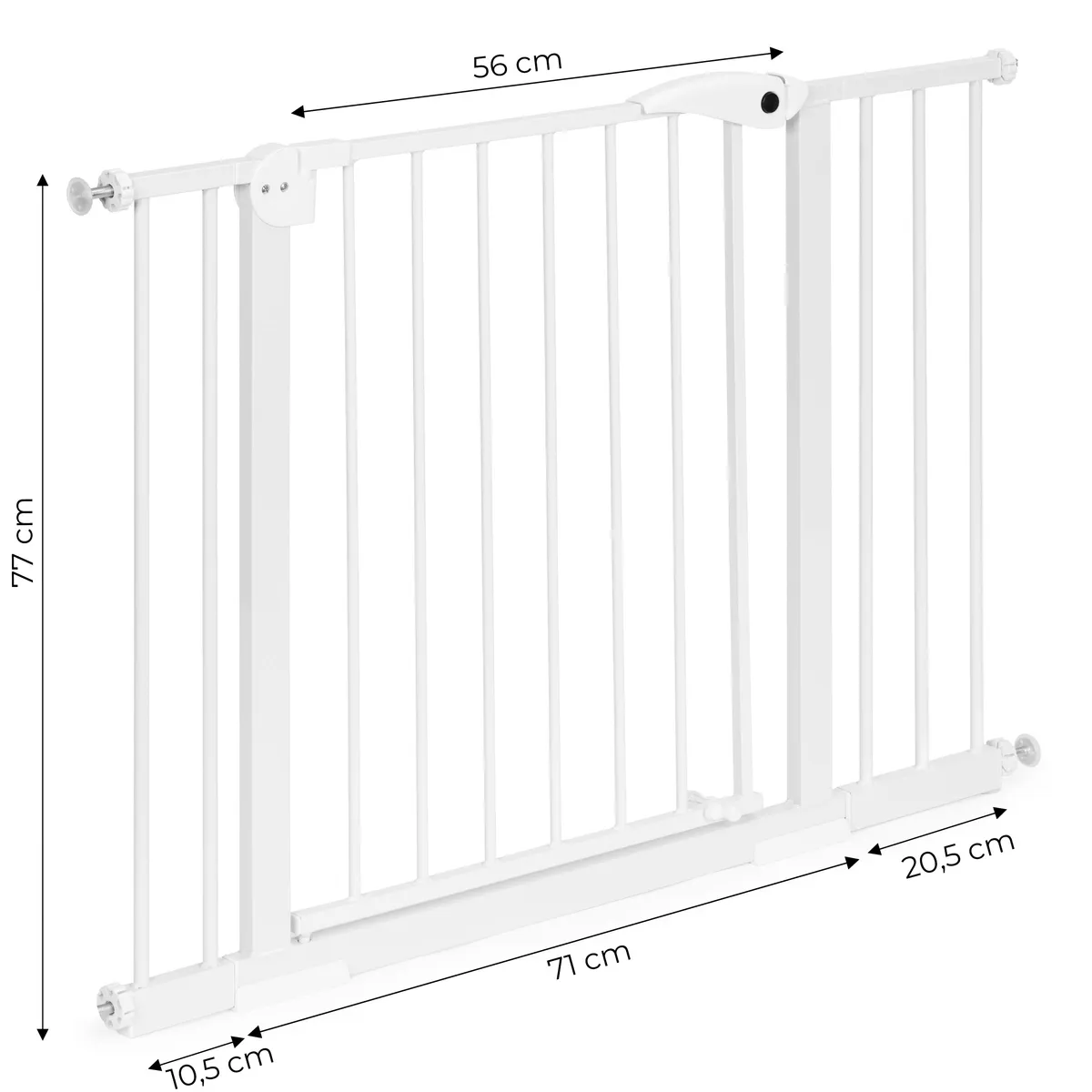 Biztonsági kapu, babarács, ECOTOYS SG-012-W – 8. kép Biztonsági kapu, babarács, ECOTOYS SG-012-W – 8. kép