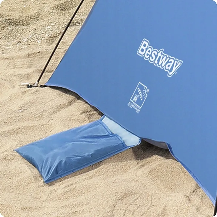 Strandsátor, BESTWAY Beach Ground 2, kék – 2. kép