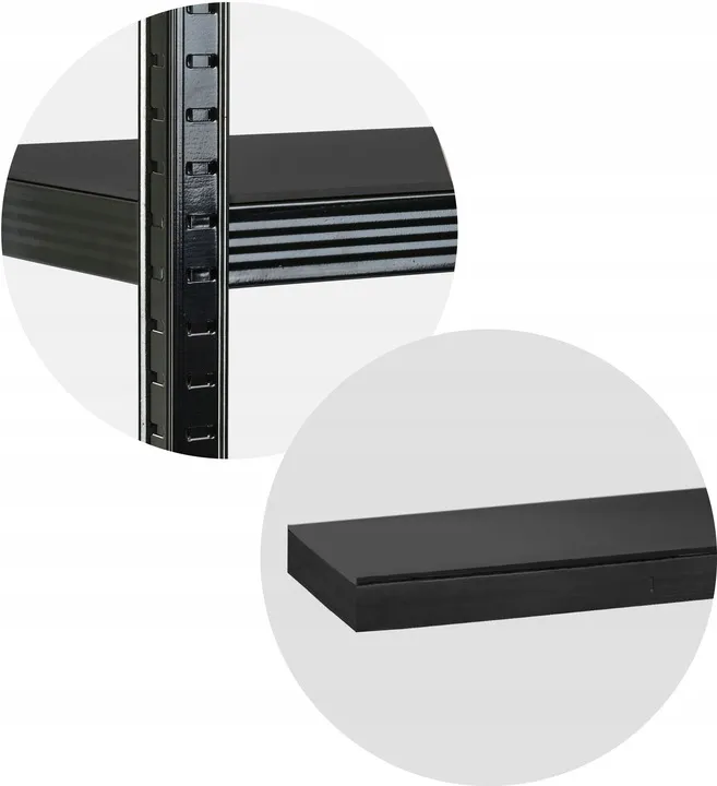 Műhelypolc, Humberg HR-851, fekete – 3. kép