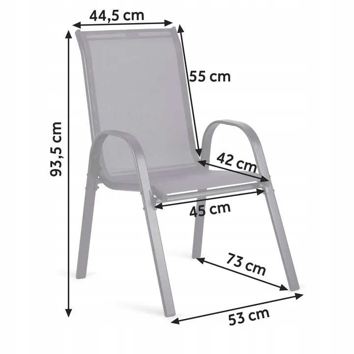 Kerti szék, Sofotel SO-980, sötétszürke – 8. kép Kerti szék, Sofotel SO-980, sötétszürke – 8. kép