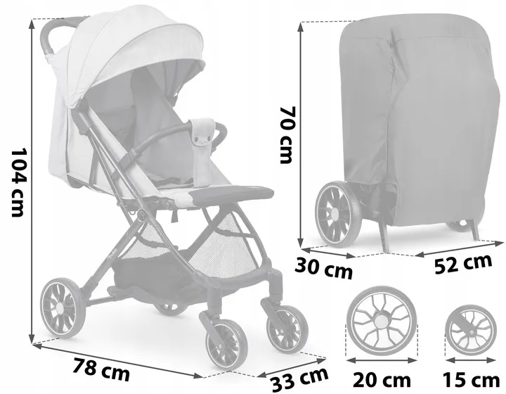 Babakocsi, Nukido Paseo, világosszürke – 14. kép Babakocsi, Nukido Paseo, világosszürke – 14. kép