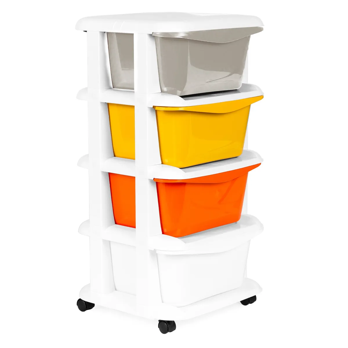 Gurulós tároló, ModernHome PJJCBS0012-04A, 36 x 74 x 35,5 cm – 4. kép