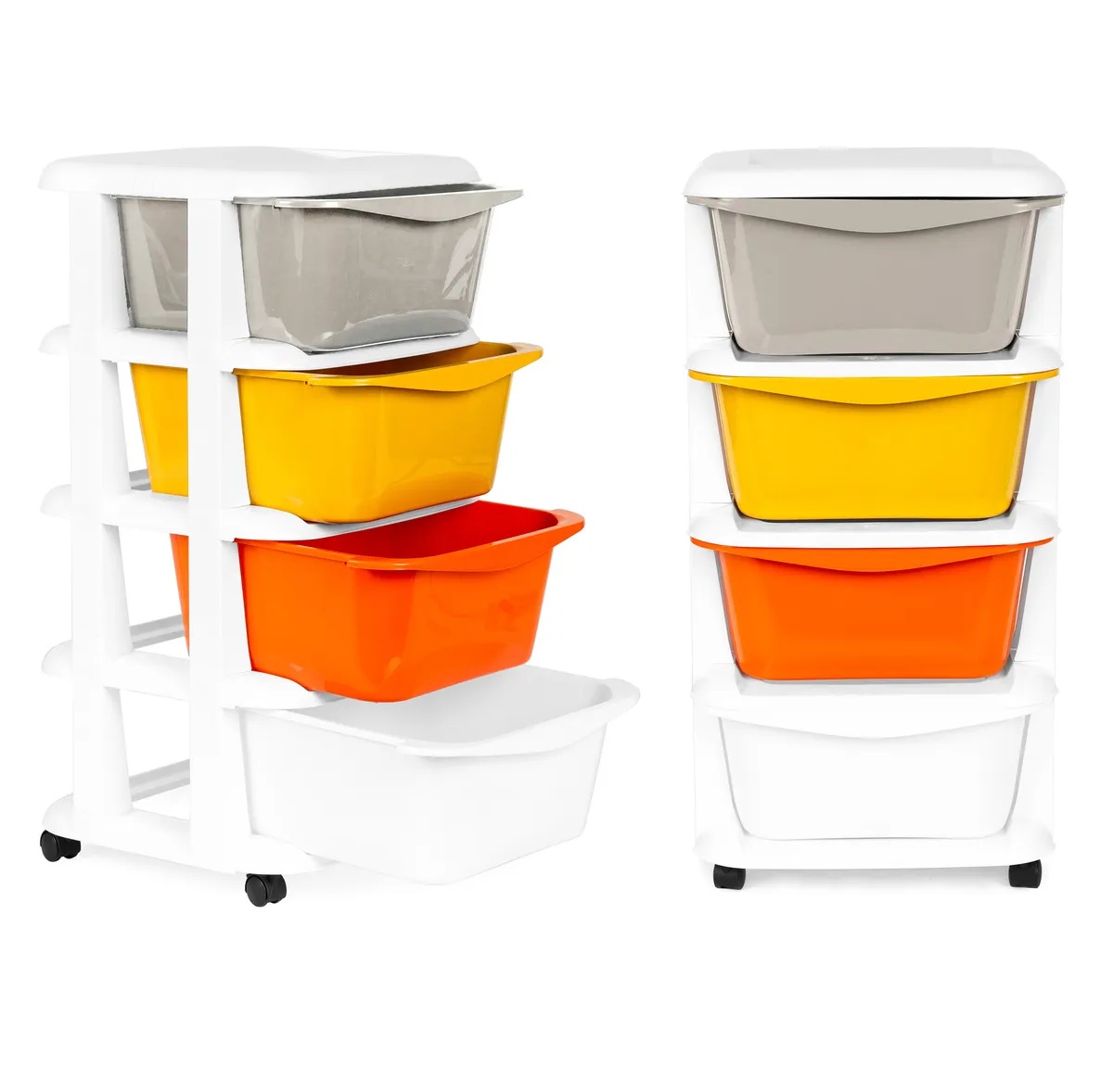 Gurulós tároló, ModernHome PJJCBS0012-04A, 36 x 74 x 35,5 cm – 1. kép
