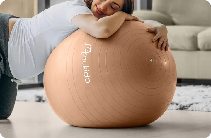 Fitnesz labda, Nukido NS-951, bézs – 5. kép Fitnesz labda, Nukido NS-951, bézs – 5. kép