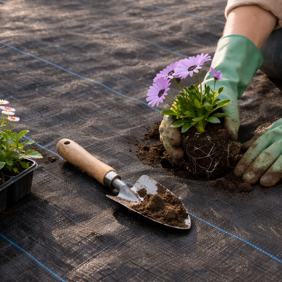 Talajtakaró geotextília, MultiGarden WEED135-M4, 3,2 x 50 m – 2. kép Talajtakaró geotextília, MultiGarden WEED135-M4, 3,2 x 50 m – 2. kép