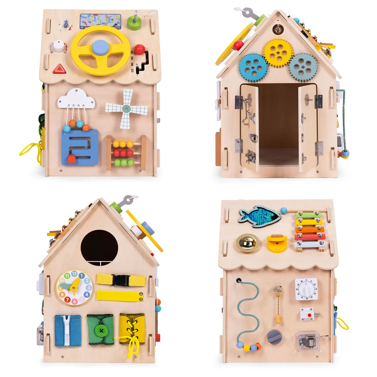 Fa babaház, ECOTOYS 2560, XXL – 3. kép Fa babaház, ECOTOYS 2560, XXL – 3. kép