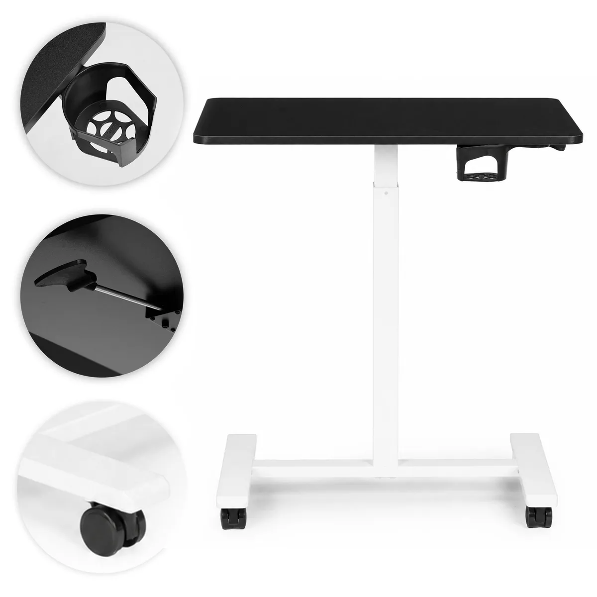 Laptopasztal, ModernHome JNI-PN01-5-1, fekete – 3. kép Laptopasztal, ModernHome JNI-PN01-5-1, fekete – 3. kép